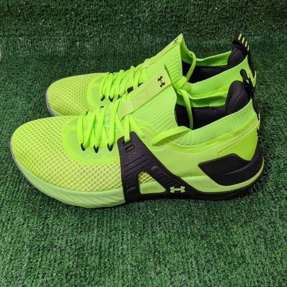 Under Armour Project Rock 4 Training Shoes Green 3023695-303 Men’s Size 11 - Picture 2 of 8